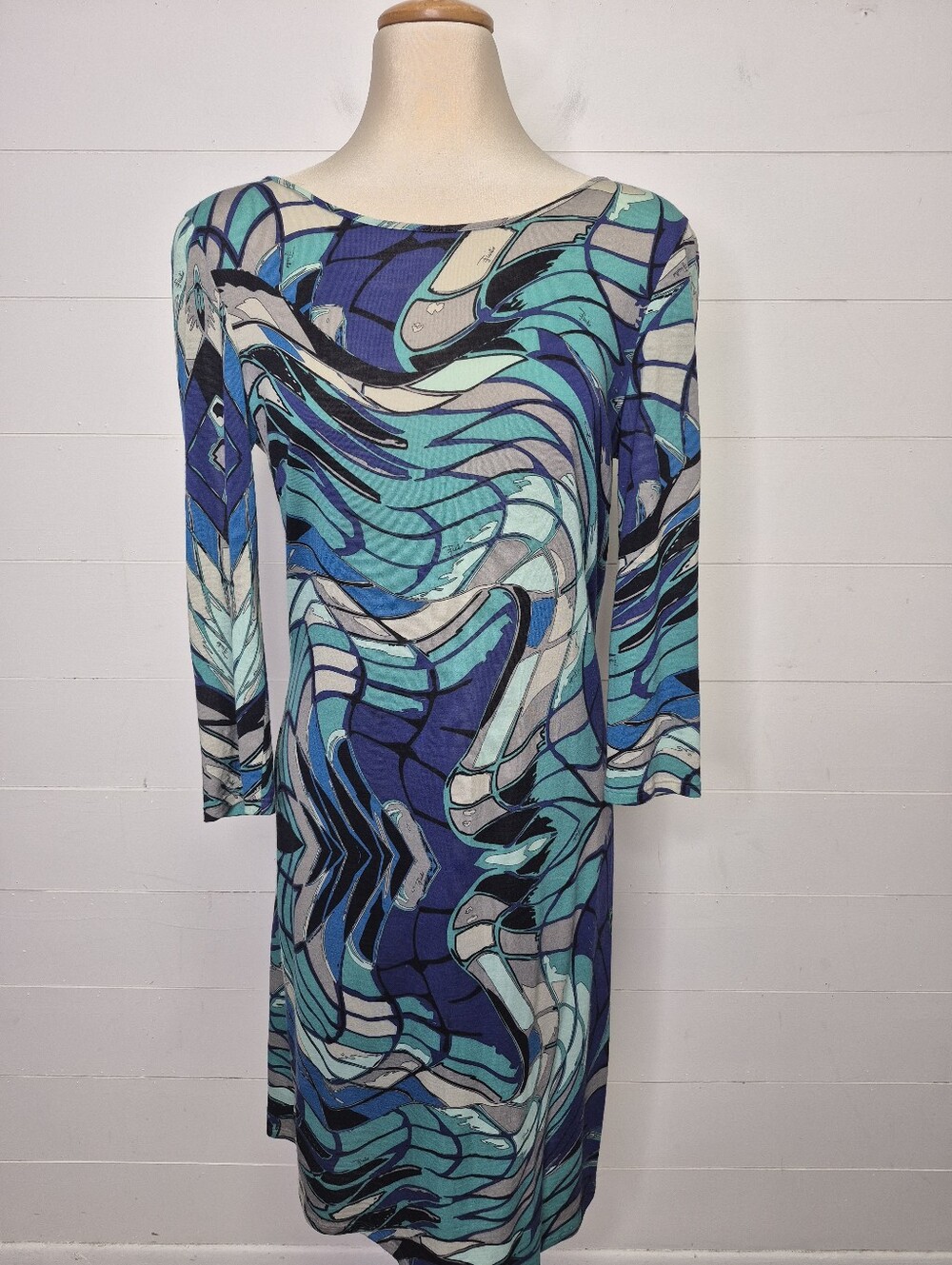 Emilio Pucci Wool Blend Dress Size 12 (42) - Picture 2 of 13